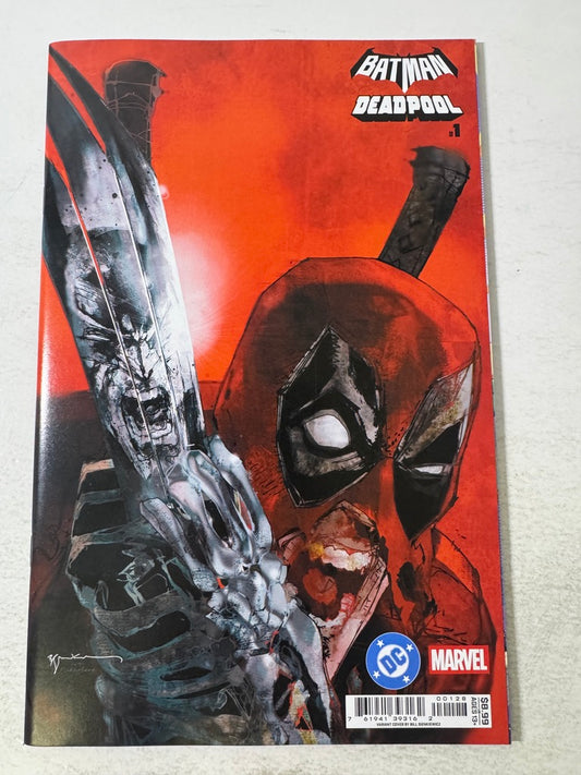 BATMAN DEADPOOL  #1 NM Bill Sienkiewicz Variant