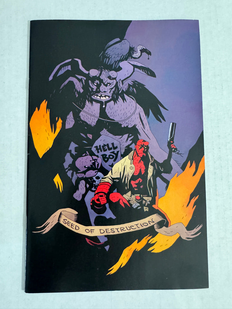 HELLBOY: SEED OF DESTRUCTION #1 FN/VF Facsimile Edition 1:25 Mike Mignola Variant