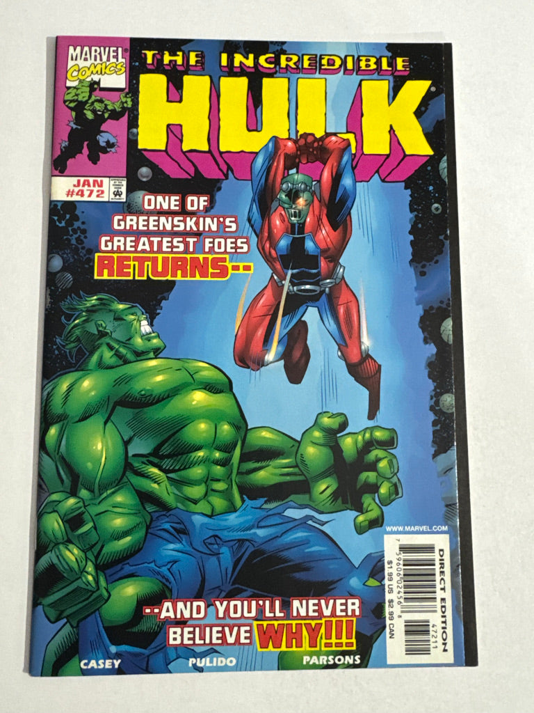 INCREDIBLE HULK #472 NM