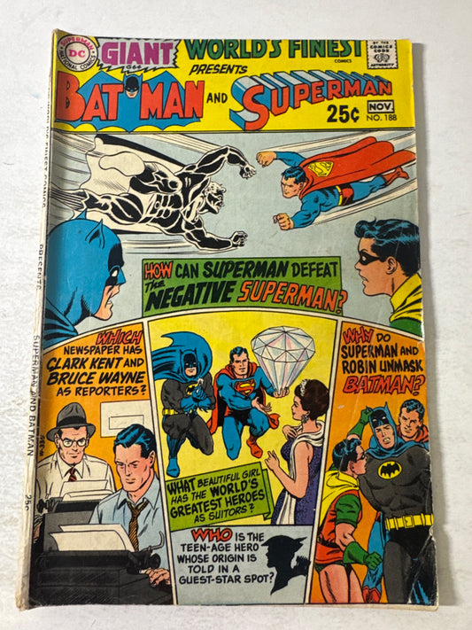 WORLD'S FINEST COMICS #188 VG+
