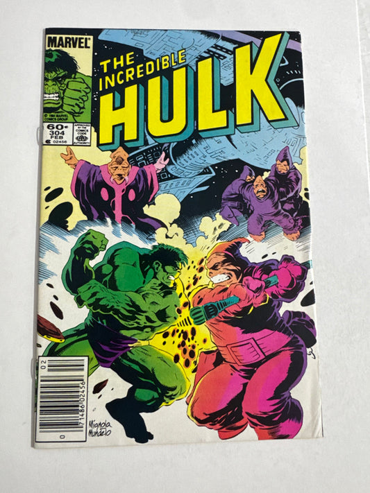 INCREDIBLE HULK #304 NM- Mike Mignola Cover NEWSSTAND