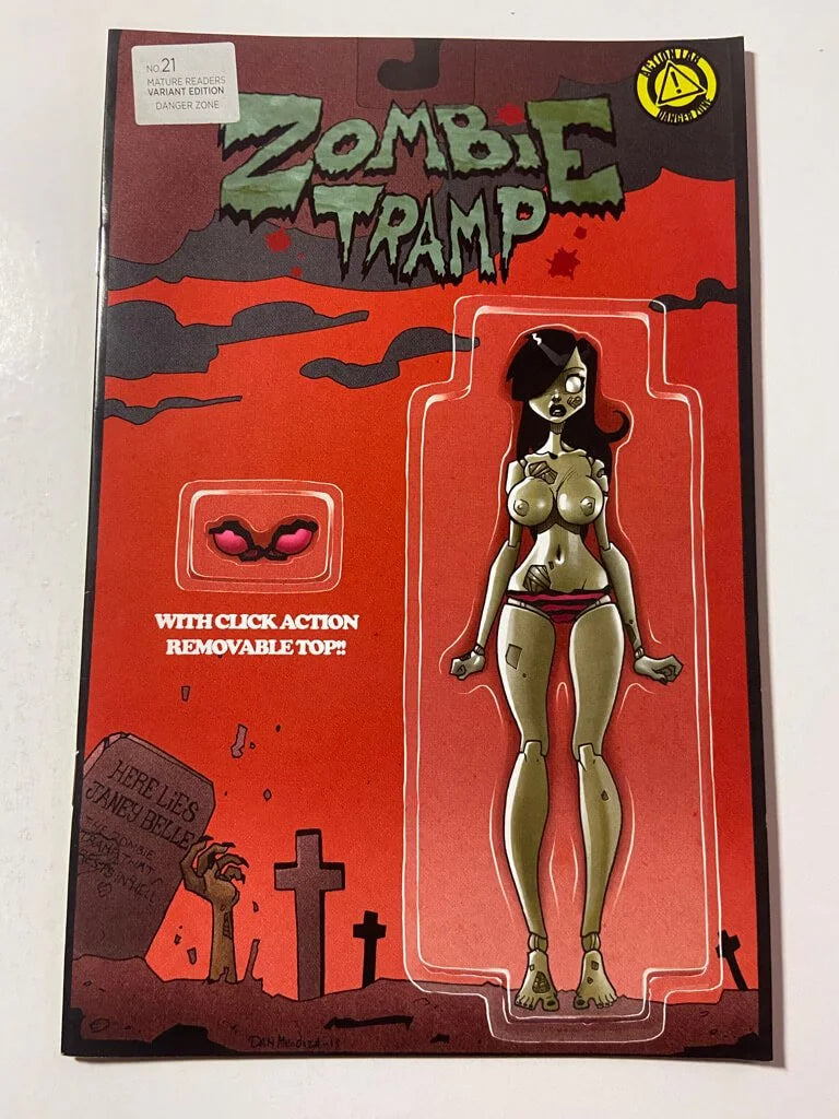 ZOMBIE TRAMP #21 NM Dan Mendoza Risque Action Figure Variant