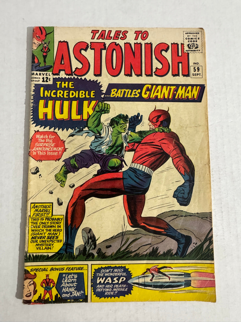 TALES TO ASTONISH #59 VG-