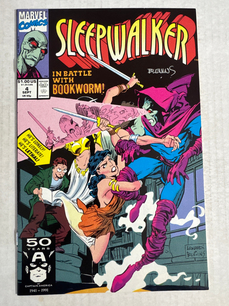 SLEEPWALKER #4 NM- SIGNED by Bret Blevins