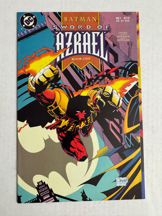 BATMAN SWORD OF AZRAEL #1 Joe Quesada Cover 1ST APPEARANCE