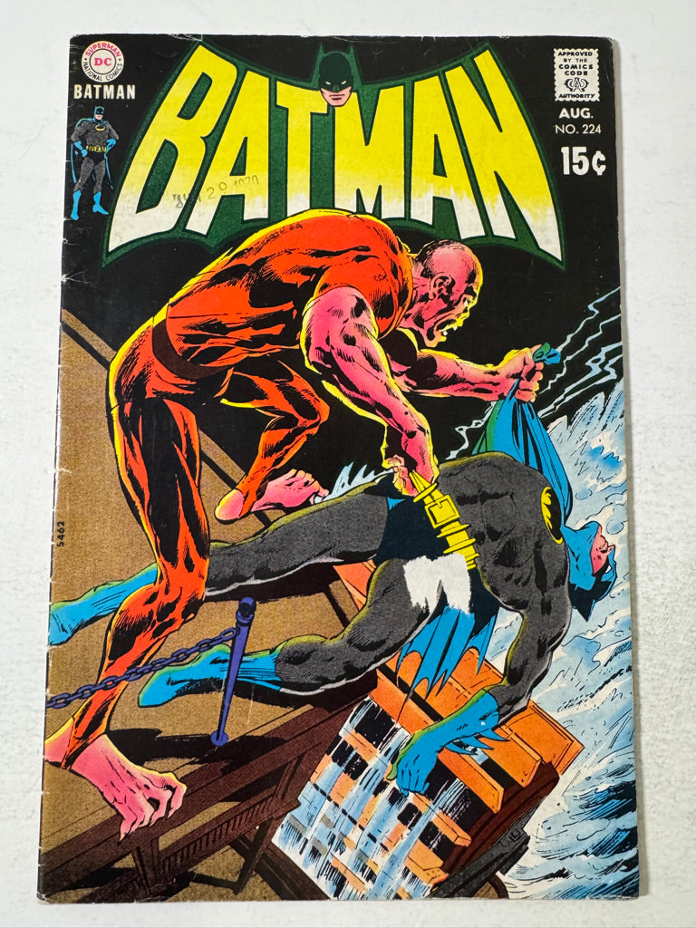 BATMAN #224 GD/VG Neal Adams Cover