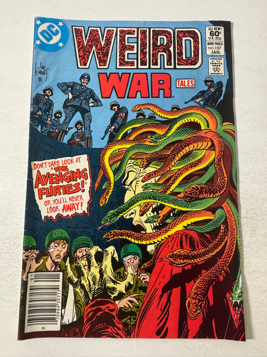 WEIRD WAR TALES #104 VG Joe Kubert Cover NEWSSTAND