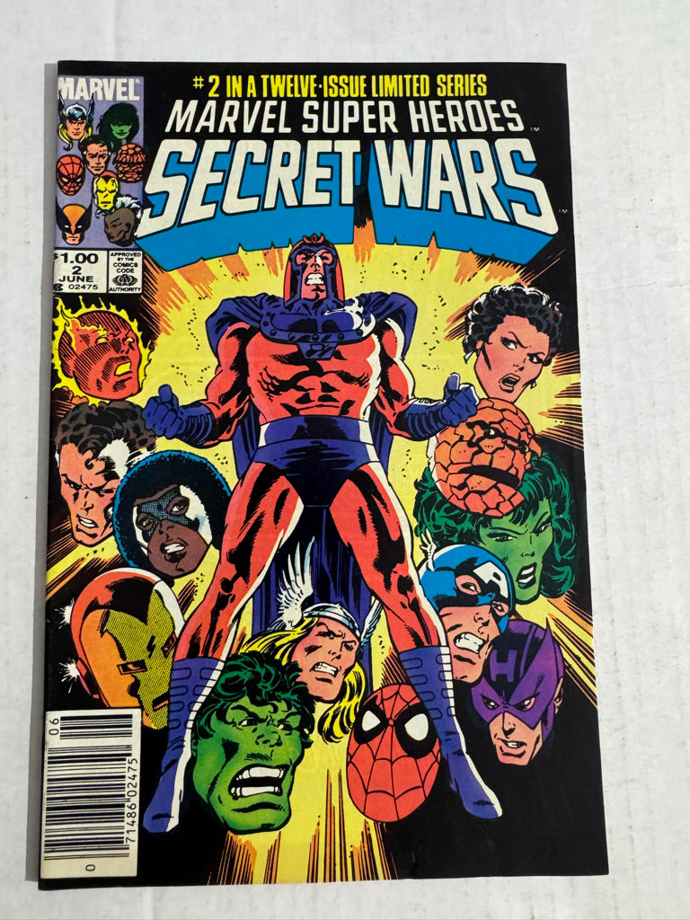 MARVEL SUPER HEROES SECRET WARS #2 VF CANADIAN PRICE VARIANT