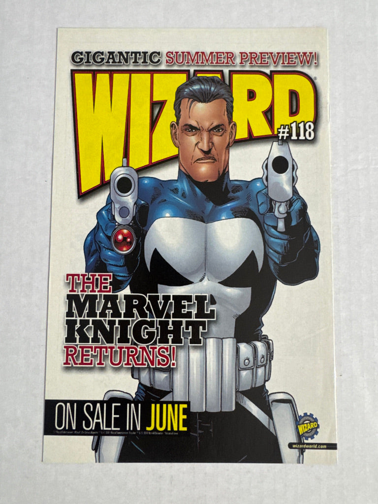 NEW X-MEN WIZARD PRE-PRESS EDITION NM Promo SIGNED by FRANK QUITELY