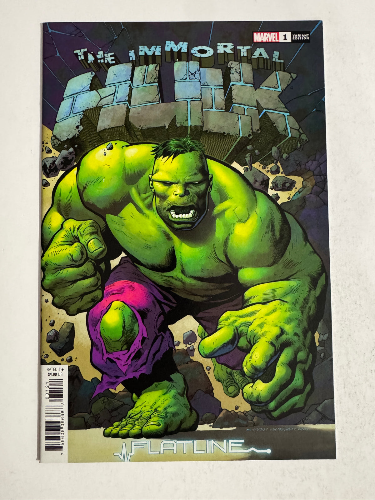 IMMORTAL HULK Flatline #1 NM Kevin Nowlan Variant
