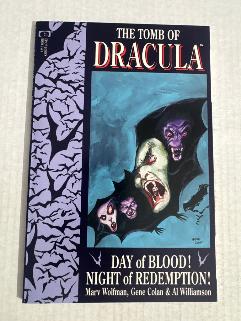 THE TOMB OF DRACULA #2 NM Gene Colan Cover