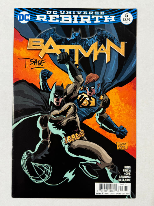 BATMAN #5 Vol 3 VF- Tim Sale Variant SIGNED