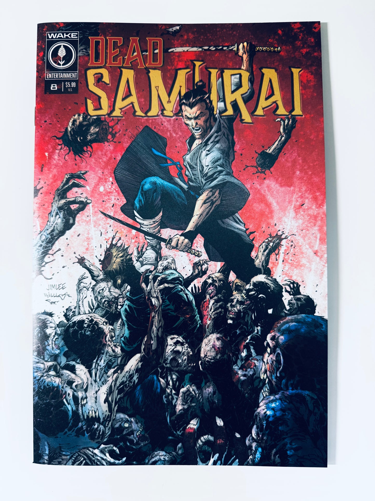 DEAD SAMURAI #8 NM Cover B Jim Lee Variant