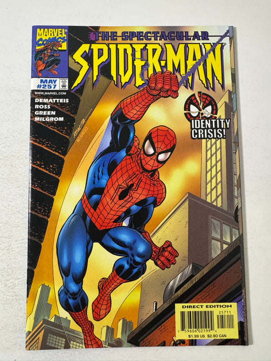 SPECTACULAR SPIDER-MAN #257 VF/NM John Romita Sr Cover