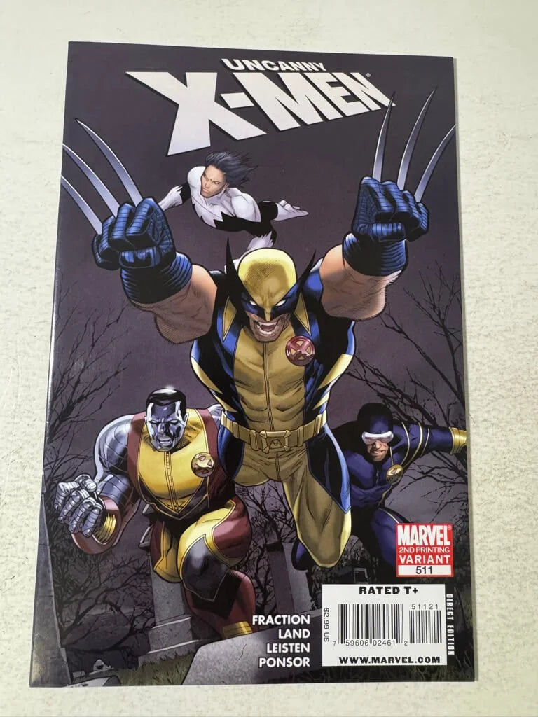 UNCANNY X-MEN #511 NM Greg Land 2nd Print Variant