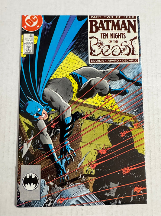BATMAN #418 NM Mike Zeck Cover