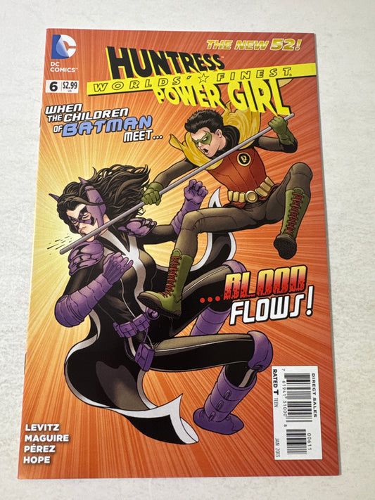 HUNTRESS POWER GIRL WORLD'S FINEST #6 NM-