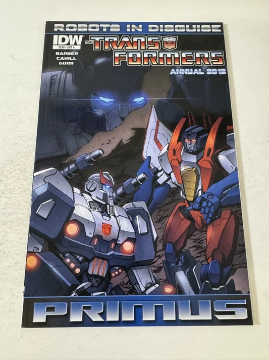 TRANSFORMERS Robots In Disguise ANNUAL 2012 NM