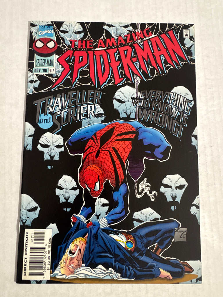 AMAZING SPIDER-MAN #417 NM- Ron Garney Cover