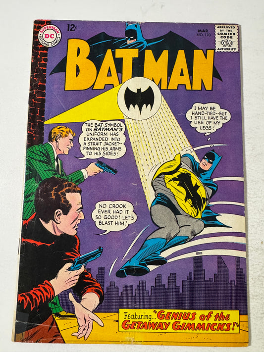 BATMAN #170 GD/VG