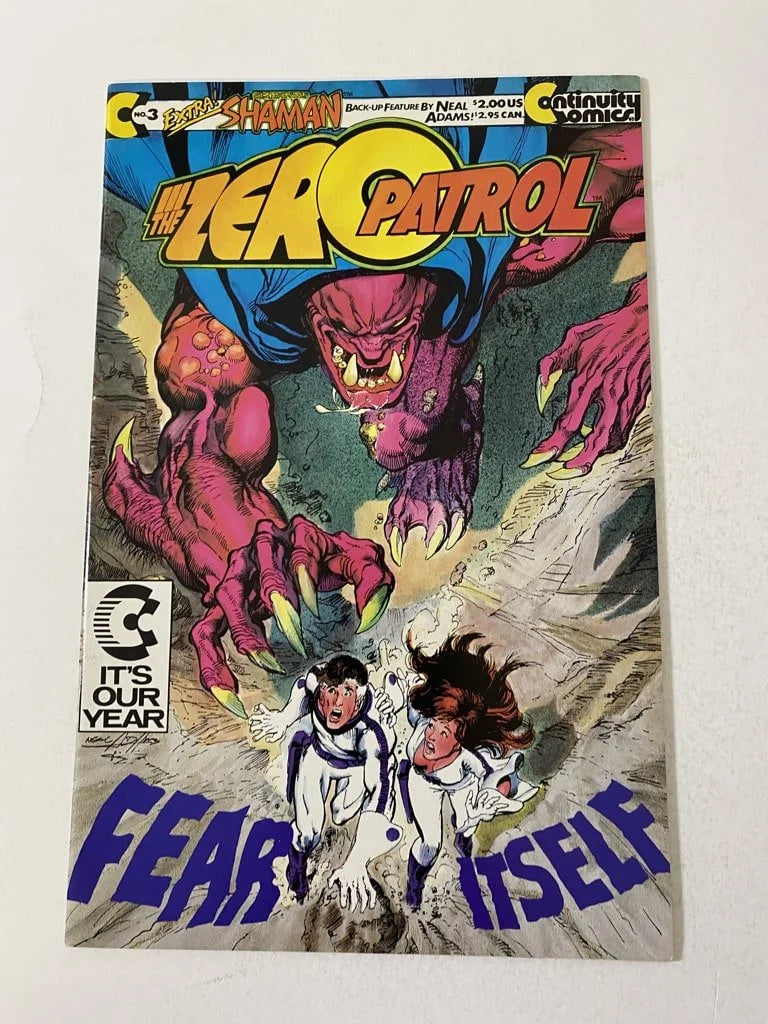 THE ZERO PATROL #3 VF/NM Neal Adams Cover