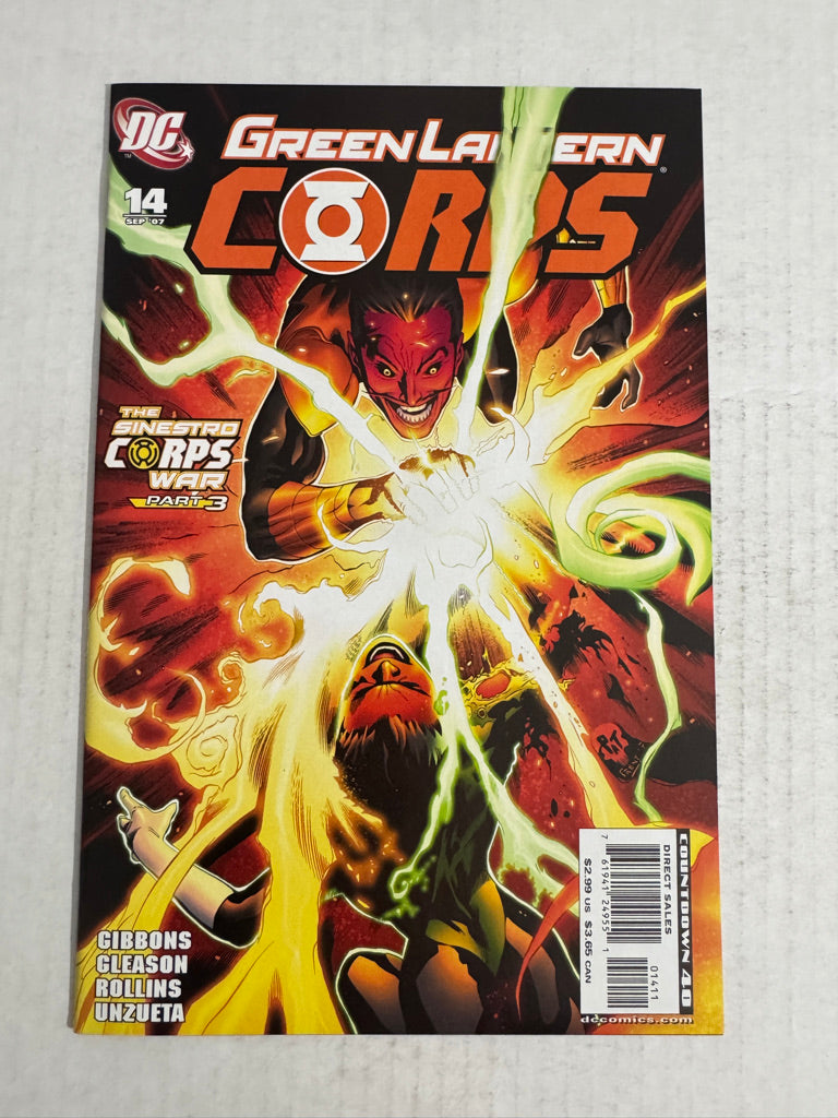 GREEN LANTERN CORPS #14 Vol 2 Patrick Gleason Cover