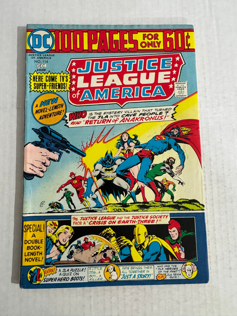 JUSTICE LEAGUE OF AMERICA #114 VG+