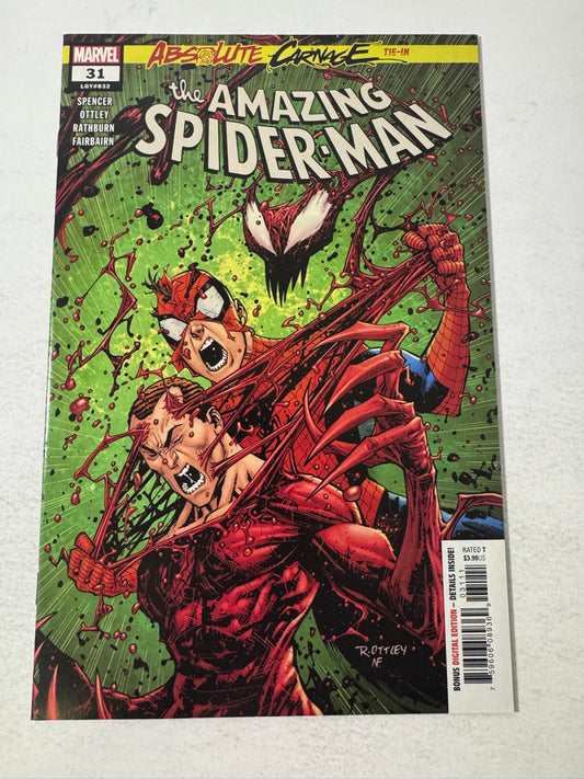 AMAZING SPIDER-MAN #31 Vol 5 NM Ryan Ottley Cover