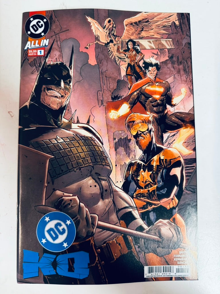 DC K.O. #1 NM 3rd Printing Javier Fernández