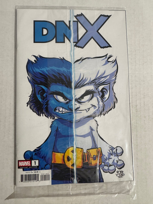 DNX #1 NM Skottie Young Beast & Dark Beast Display Box Variant