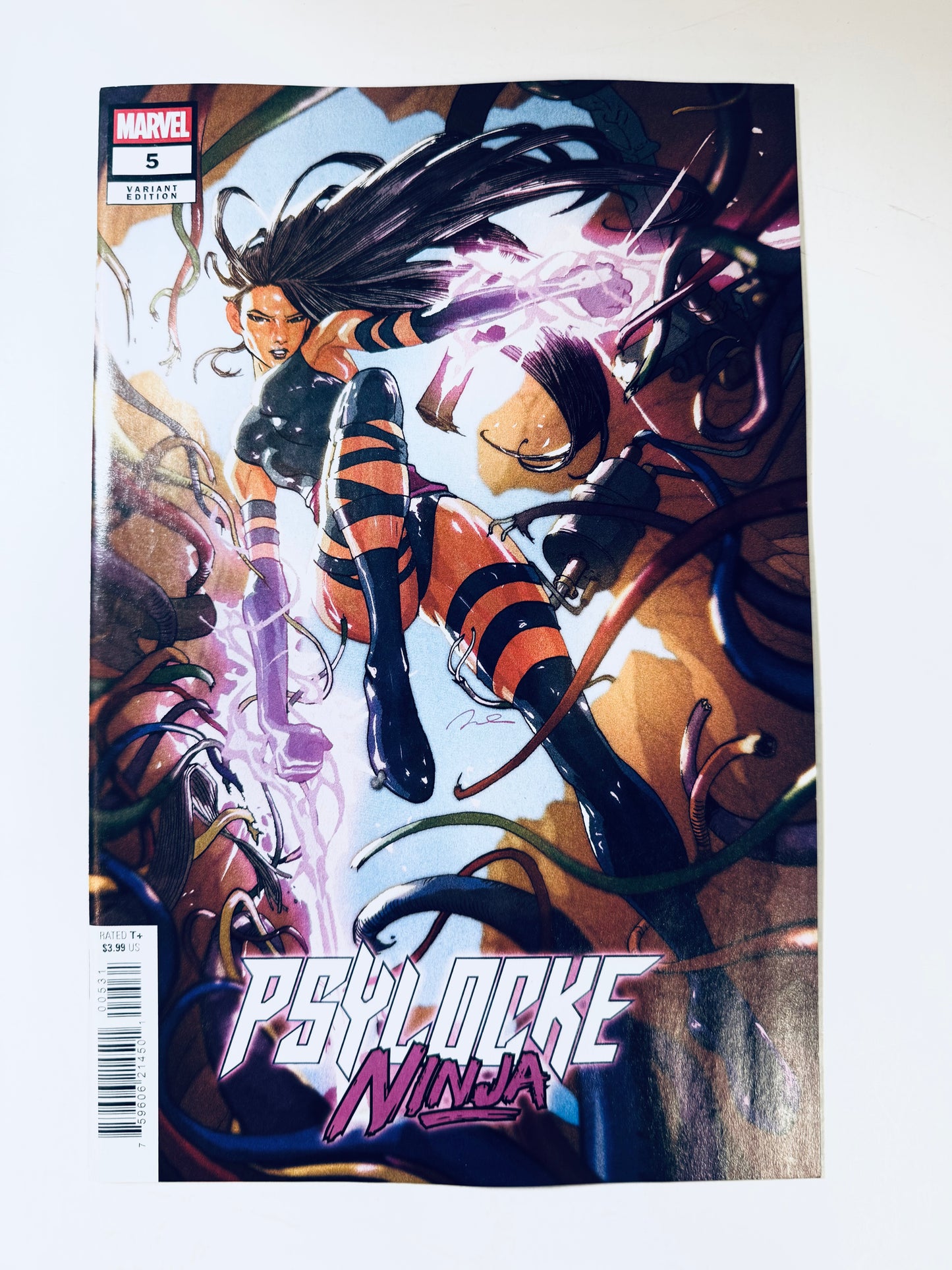 PSYLOCKE NINJA #5 NM Gerald Parel Variant