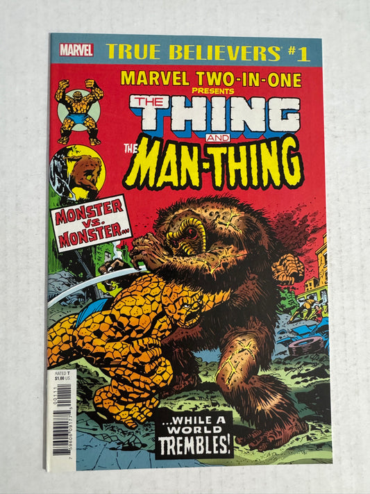 MARVEL TWO-IN-ONE #1 NM True Believers Variant