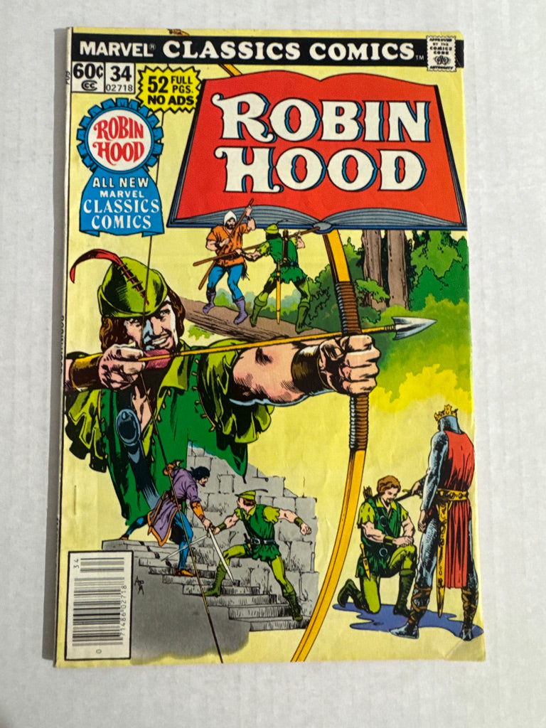 MARVEL CLASSICS COMICS Robin Hood #34 FN+