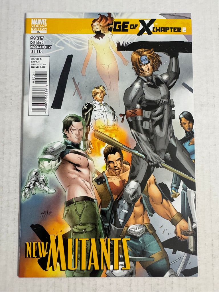 NEW MUTANTS #22 Vol 3 NM 1:50 Clay Mann Connecting Variant
