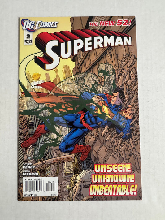 SUPERMAN #2 Vol 3 NM George Perez Cover