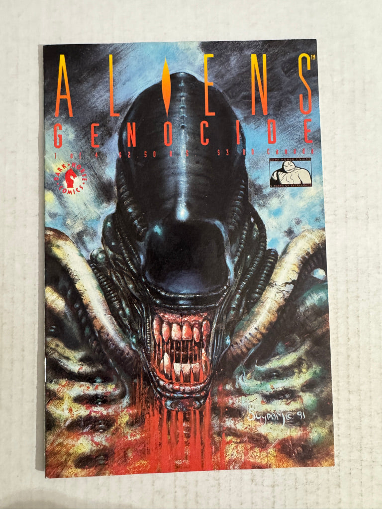 ALIENS GENOCIDE #1 VF+ Arthur Suydam Cover