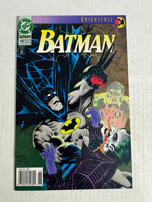 BATMAN #496 NM Kelley Jones Cover NEWSSTAND