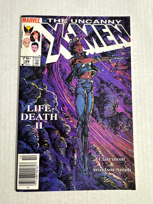 UNCANNY X-MEN #198 NM Barry Windsor-Smith Cover  CANADIAN PRICE VARIANT