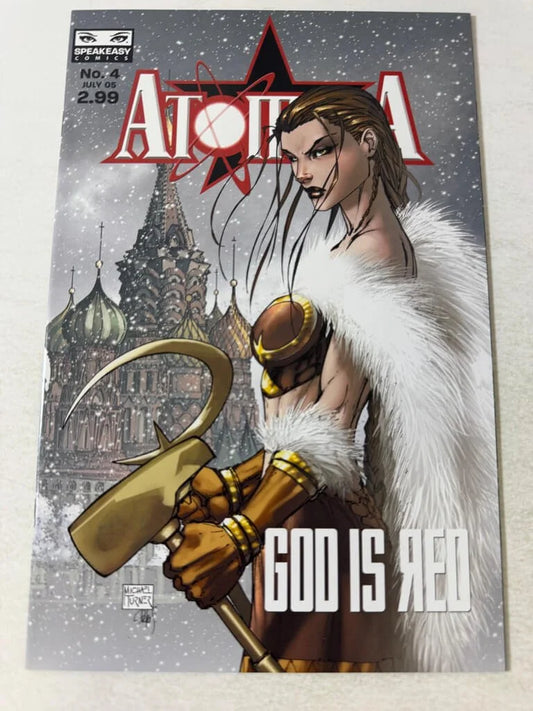 ATOMIKA #4 NM Michael Turner Cover