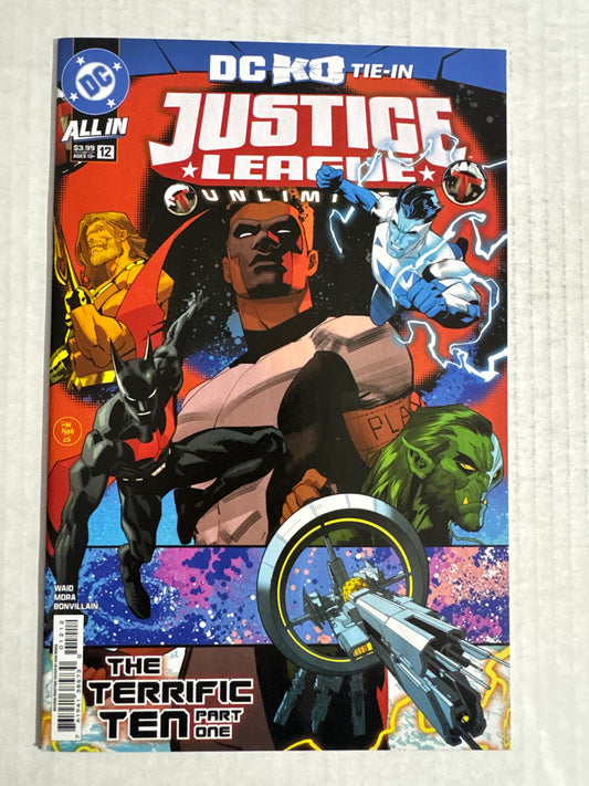 JUSTICE LEAGUE UNLIMITED #12 NM 2nd Print Dan Mora Variant