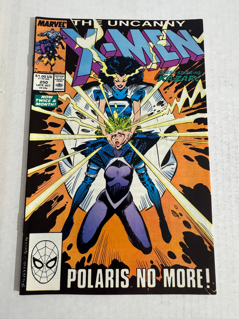 UNCANNY X-MEN #250 NM Marc Silvestri Cover 1ST APPEARANCE