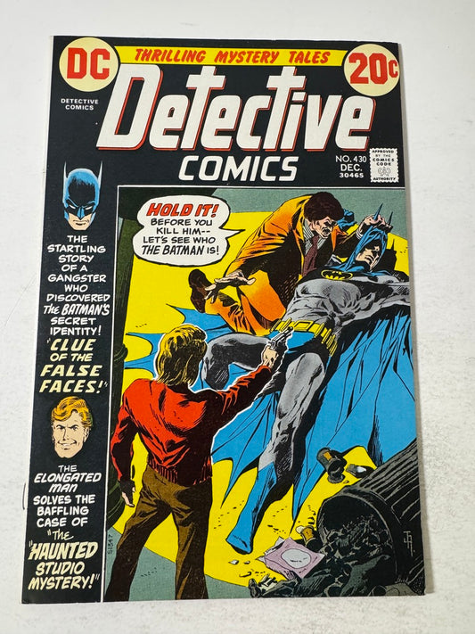 DETECTIVE COMICS #430 NM Jim Aparo Cover