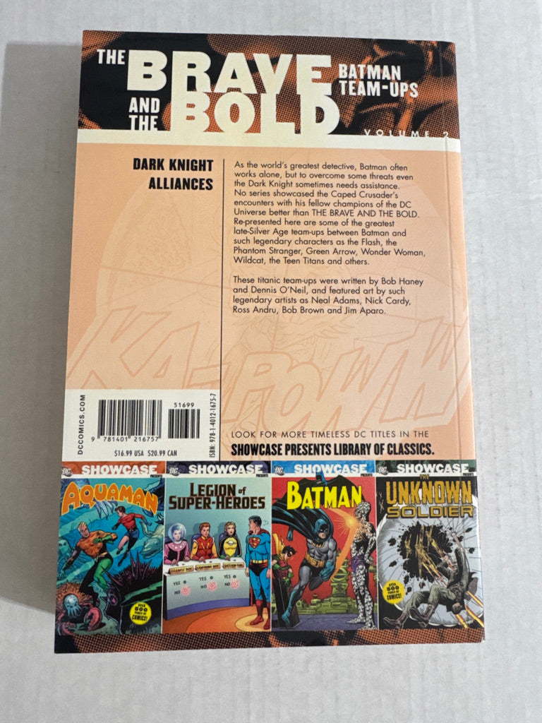 SHOWCASE PRESENTS THE BRAVE AND THE BOLD BATMAN TEAM-UPS Vol 2 TPB NM OOP