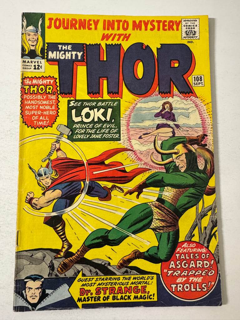 JOURNEY INTO MYSTERY #108 VG