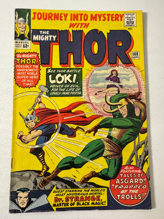JOURNEY INTO MYSTERY #108 VG