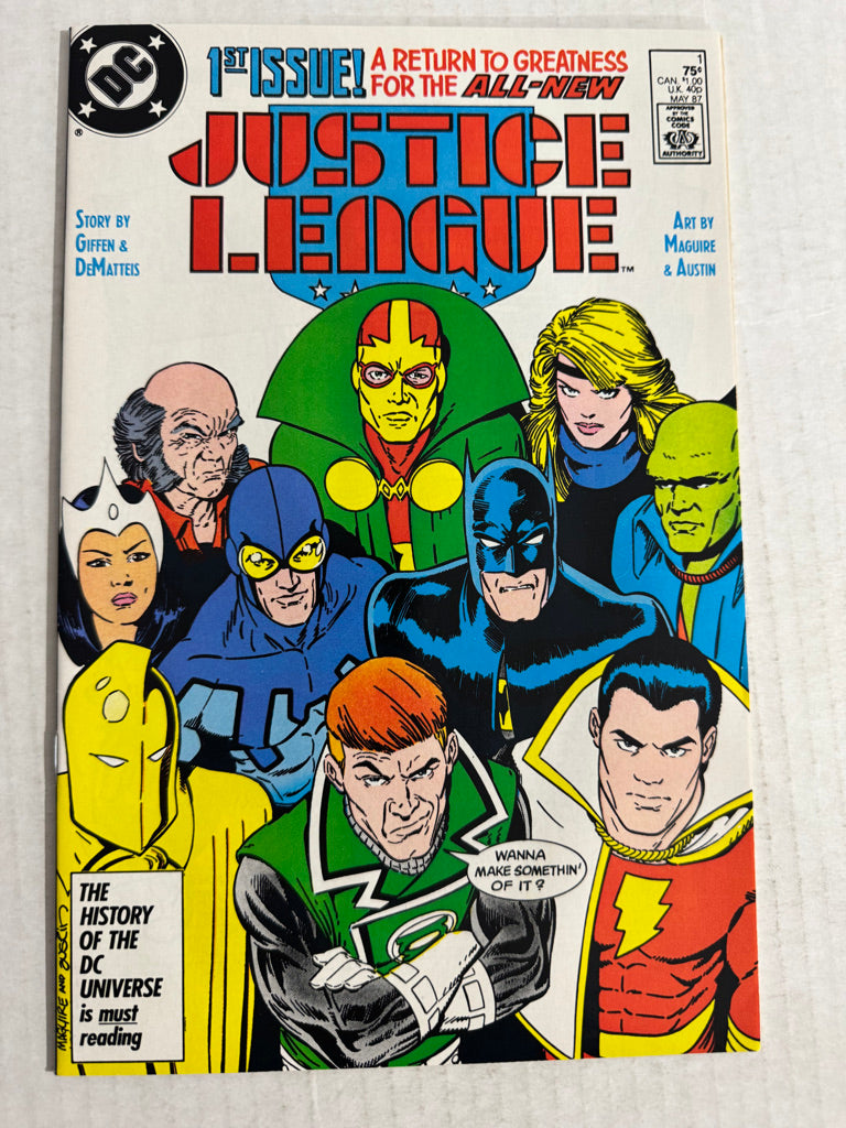 JUSTICE LEAGUE #1 Kevin Maguire Cover 1ST APPEARANCE
