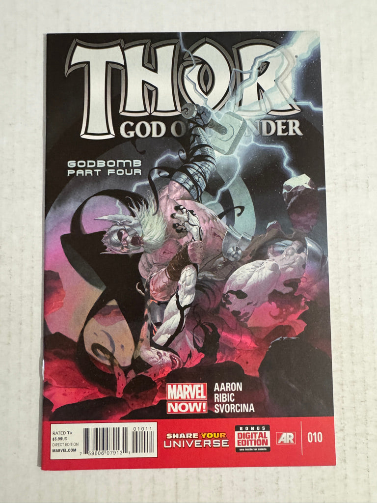 THOR GOD OF THUNDER #10 VF/NM Esad Ribic Cover