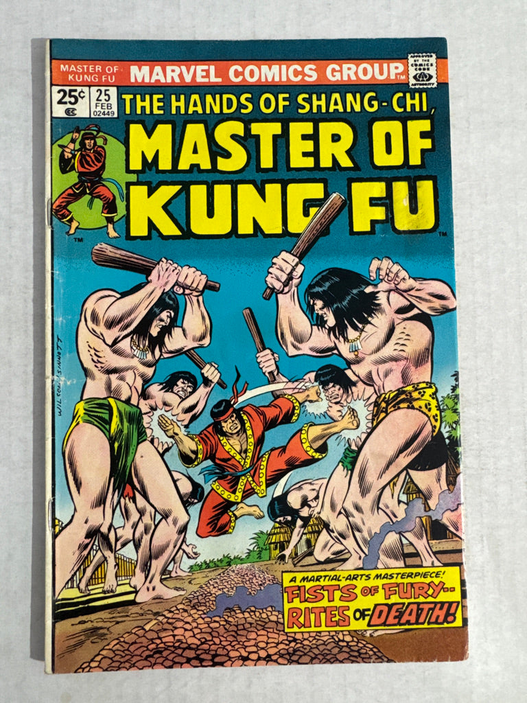 MASTER OF KUNG FU #25 VG-