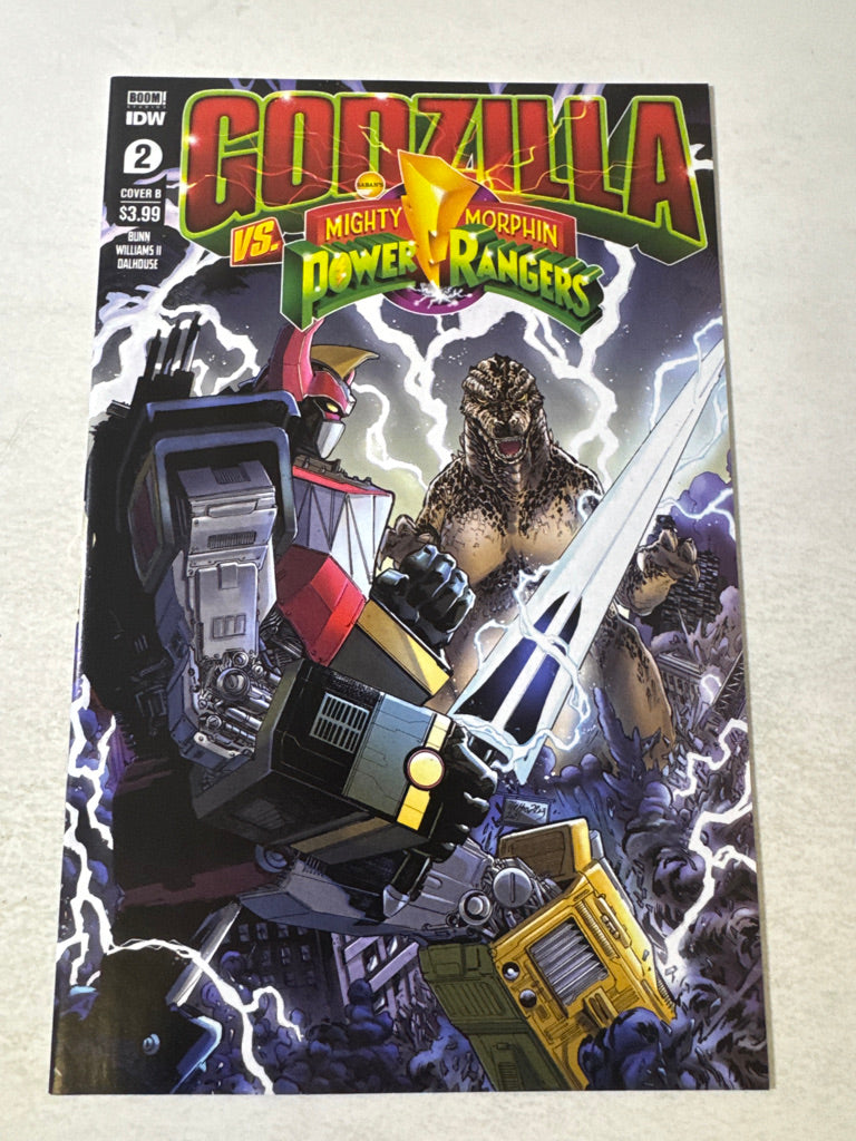 GODZILLA VS MIGHTY MORPHIN POWER RANGERS #2 NM B Variant