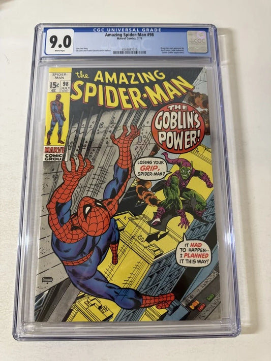AMAZING SPIDER-MAN #98 CGC 9.0